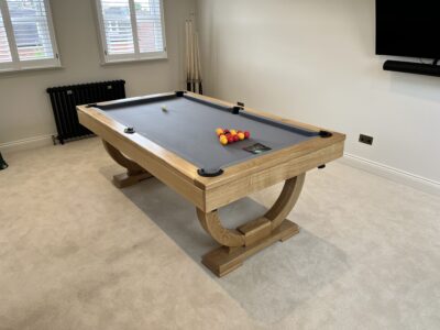 Bespoke Oak 7ft pool table