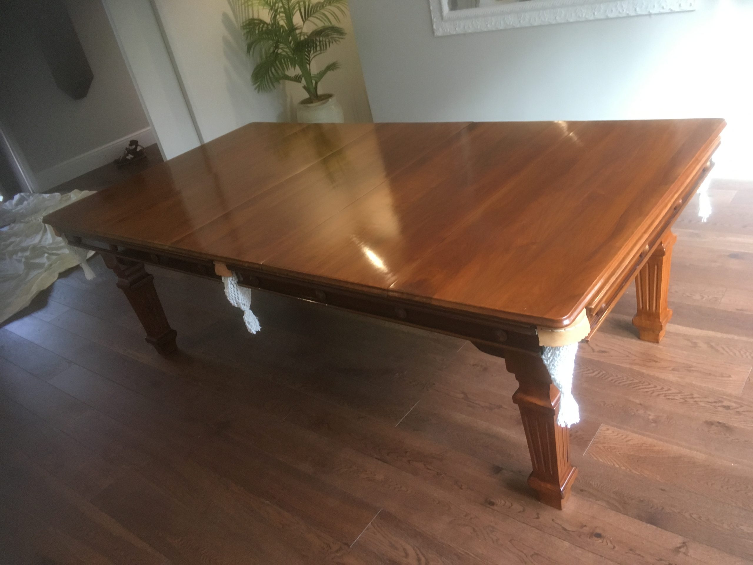 Antique Riley Mahogany 6ft billiard/dining table John Billiards