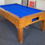 7ft Oak pool table