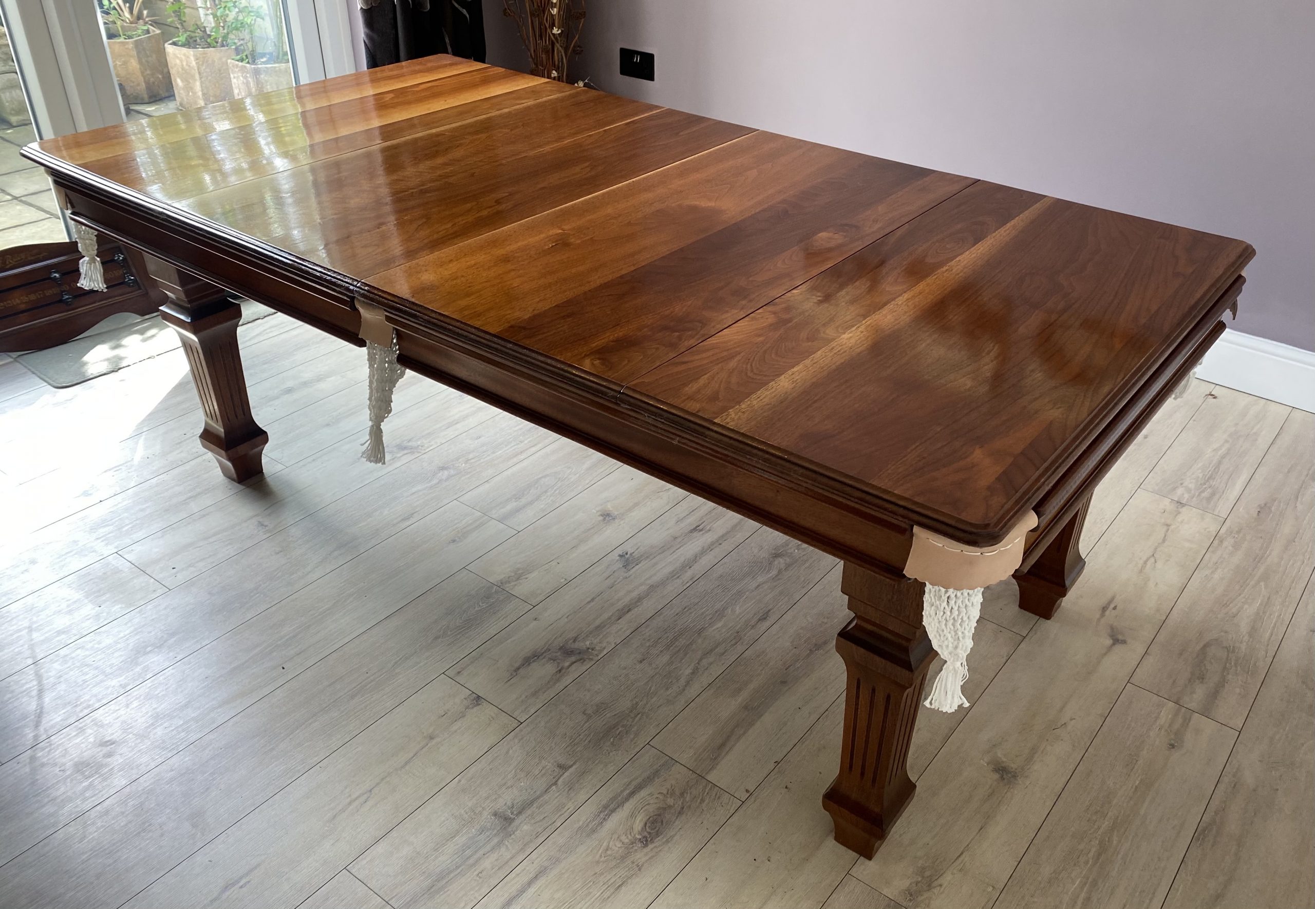 Antique Riley Mahogany 7ft billiard/dining table John Billiards