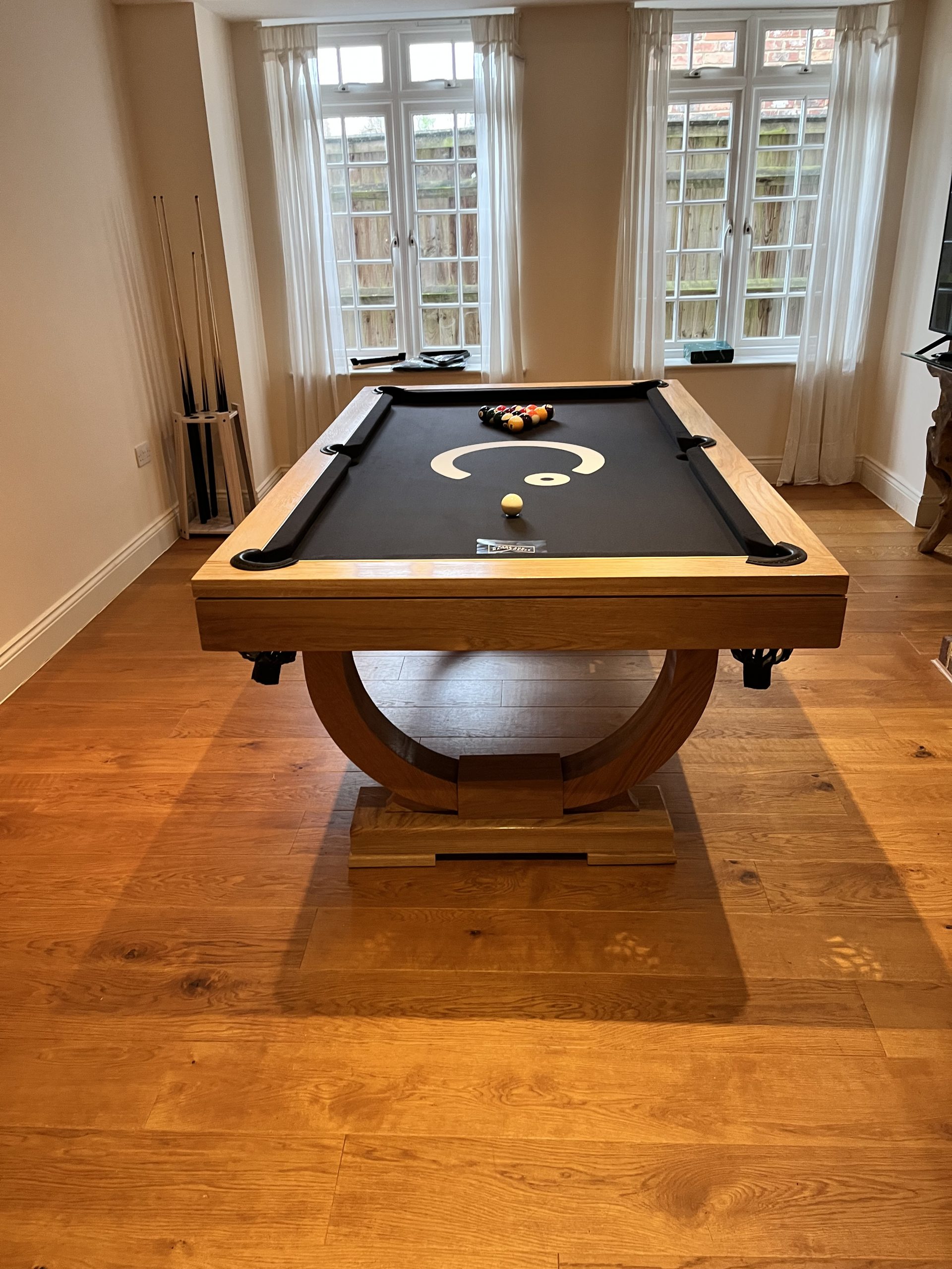Bespoke Oak 7ft pool table John Billiards