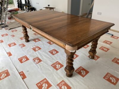 6ft Antique Riley Oak billiard/dining table