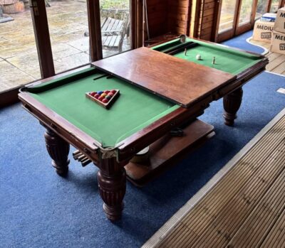 6ft Antique Victorian George Wright & Co Snooker/pool Dining table