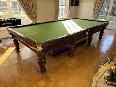 Antique Victorian Palmer & Son mahogany 12ft table