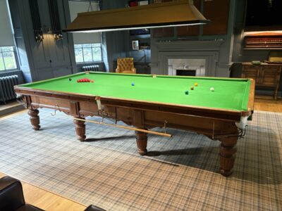 Antique Victorian Thurston oak 12ft table